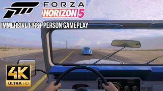 Forza Horizon 5 | 1976 Jeep CJ5 Renegade | First Person Relaxing Gameplay 4K 60FPS HDR