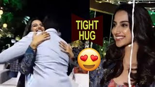 Adivi Sesh Tight Hug to Meenakshi Chaudhary @Hit 2 Movie Block Buster Celebrations || Nani, Suhas