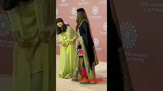 Aishwarya rai and Aradhya Bachchan at Nita Mukesh Ambani cultural centre #shorts #shortsfeed