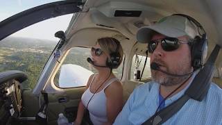 Knoxville to Chattanooga in the Piper Warrior - with my wife!  Since i'm a pilot now! [short-ish]