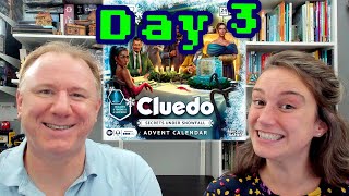 Cluedo/Clue Advent Calendar Day 3 - Secrets Under Snowfall
