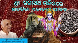 ଶ୍ରୀ  ଜଗନ୍ନାଥ ମନ୍ଦିରରେ ଷଟତିଳା ଏକାଦଶୀ ପାଳନ || Rabindra Narayan Mishra