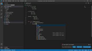 Matrix addition using python || python programming