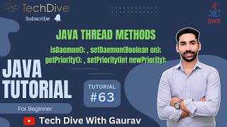 Methods of Thread class in java (Part 2) | multithreading in Java | Method in thread | Tutorial #63