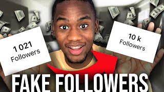 Buying Fake Followers Experiment, Then Making Money