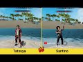 tatsuya vs santino full ability test free fire garena free fire