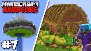 I Built A HUGE Farming Area! - Minecraft 1.18 Hardcore (#7)