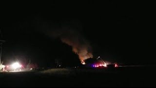 Great Falls explosion, fire destroys home