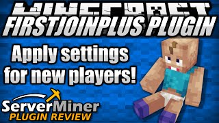 How to add settings for new players with FirstJoinPlus Plugin