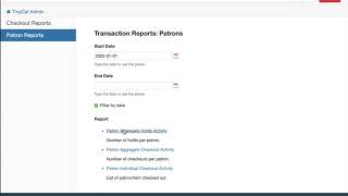 Tiny Tutorial: Transactions Reports
