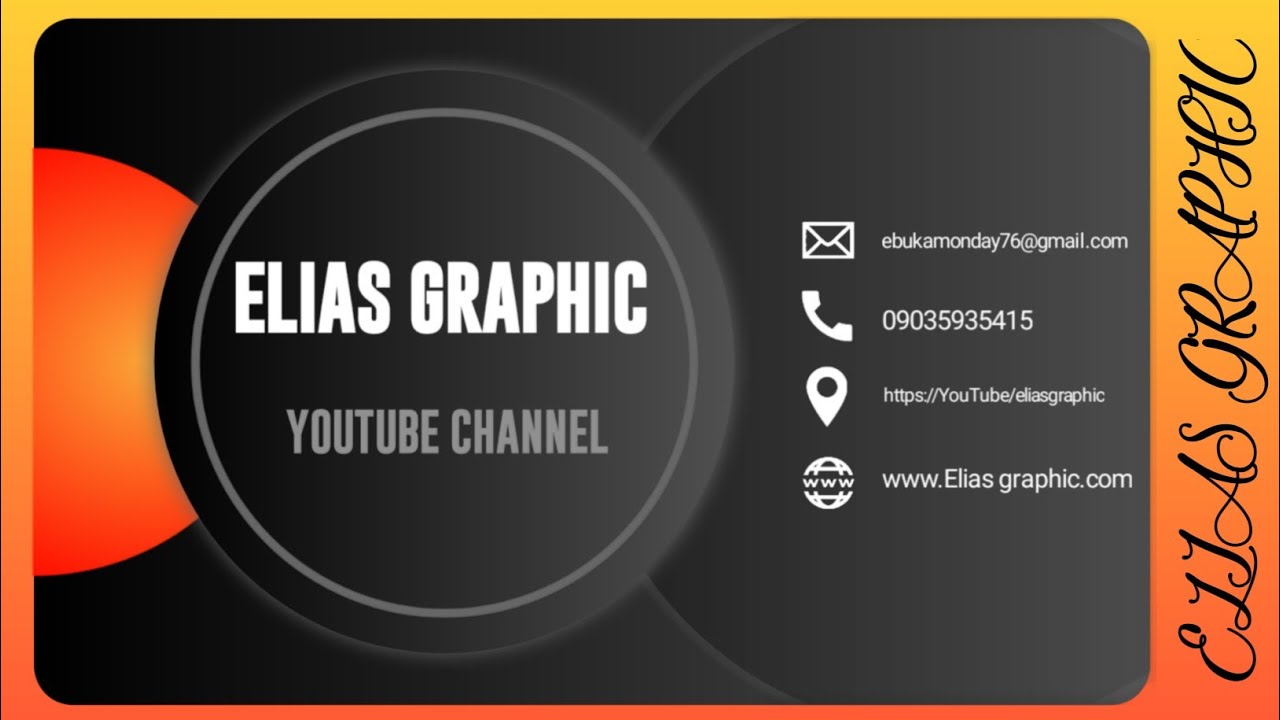 #pixellab #businesscard #elias. How To Design BUSINESS CARD In PixelLab ...