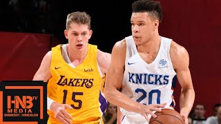 Los Angeles Lakers vs New York Knicks Full Game Highlights / July 10 / 2018 NBA Summer League