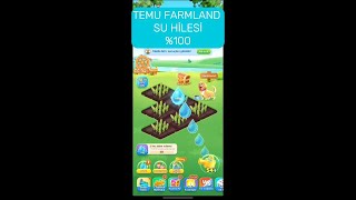 Temu Farmland %100 Çalışan Sulama Hilesi