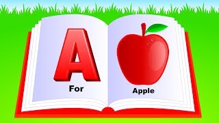 Learn Alphabet A to Z | ABC Preschool Book Learning A for APPLE Phonetics