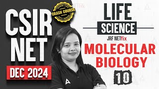 CSIR NET Dec 2024 Life Science | Molecular Biology Day: 10 | Crash Course | CSIR NET Adda247