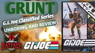 GRUNT | G.I. JOE CLASSIFIED SERIES UNBOXING AND REVIEW W/ VINTAGE COMPARISON