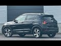 Volkswagen NEW T-Cross R-Line 2022 in 4K Deep Black Pearl 18 inch Nevada walk around & Detail Inside