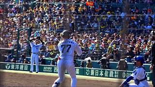 20180310阪神対中日オープン戦：中谷応援歌立ち応援？