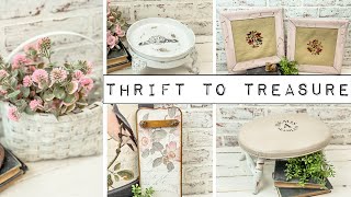Thrift to Treasure - Upcycled Goodwill Bins Finds - Spring is in the Air