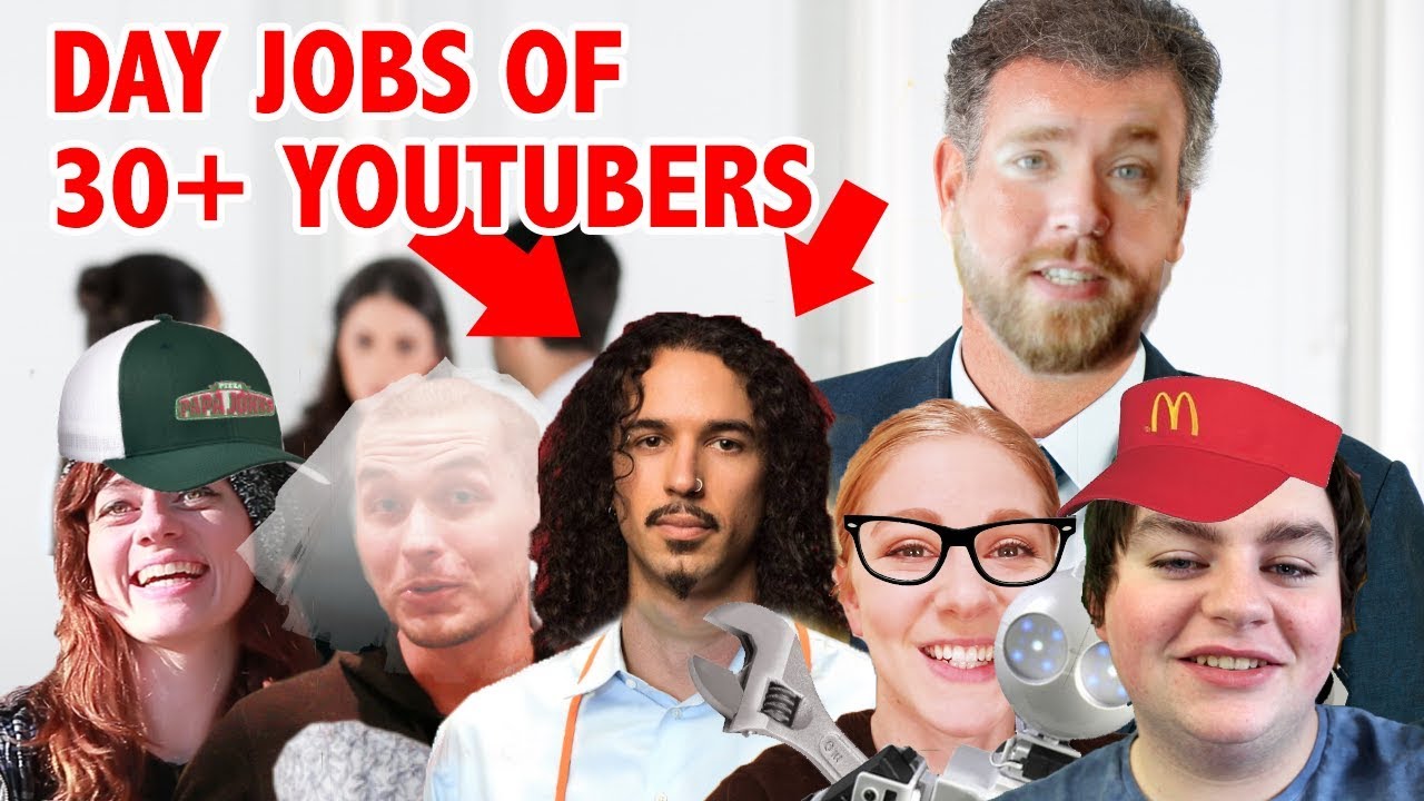 The Day Jobs Of 34 Youtubers Youtube