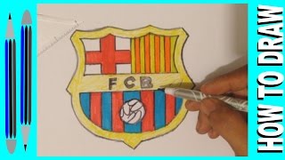 How to Draw the FC Barcelona Logo Step by Step