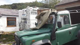 Land Rover 90 Hard Top To Rag Top Conversion and What's Different From Older Series Vehicles