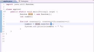 Java Programming Tutorial 26 Random Number Generator