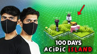 We Civilized This ACIDIC ISLAND in 100 Days!