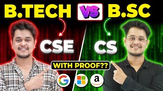 💥BTech CSE Vs. BSc CS - Which is Better?🤔Best Technical Courses 2024🤑#btech #cse #bsc #courses