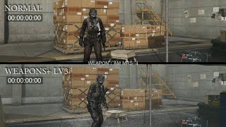 [Official] 01 RELOAD SPEED COMPARISON (リロード速度比較) | METAL GEAR ONLINE (MGO) - KONAMI