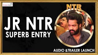 JR NTR Superb Entry @NTR Biopic Audio & Trailer Launch Event