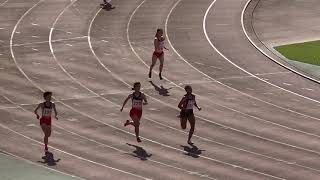 20210411山口県陸上競技記録会 女子400m第1組