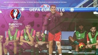 Final Portugal vs France Cristiano Ronaldo As Coach Manager Of Portugal