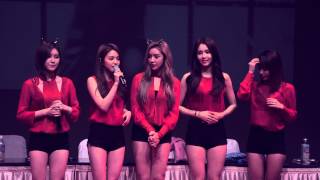 [직캠/4k]150321 피에스타 팬미팅 엔딩