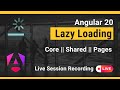 Lazy Loading in angular | Angular Tutorial