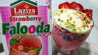 Laziza Strawberry Falooda Mix Recipe By Dua Ka Kitchen