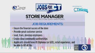Jobs for CT: Family Dollar Store Manager