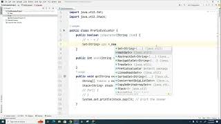 DS 059: Java Code to Evaluate Prefix Expressions Using a Stack