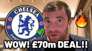 😍 Incredible Summer Deal! ✅  £70m Player Ready to Join Chelsea Latest Transfer News Today Update Now