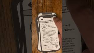 Paper Prototype - User Testing as a Donor
