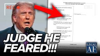 Trump gets Judge HE FEARED for SLUSH FUND LAWSUIT!!!