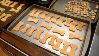 Pumpkin Dog Biscuits