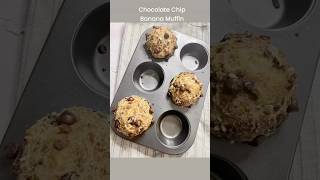 Small Batch Chocolate Chip Banana Muffin