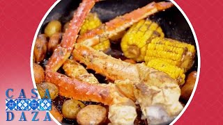 Sandy Daza shares mouthwatering recipes using Norwegian Atlantic Red King Crab legs on Casa Daza