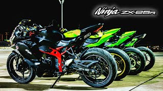 รีวิว อะไหล่แต่ง ZX25R สีดำโครงแดง เฟล์ม แอดมินกลุ่ม มินิไบค์สายสุรา