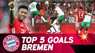 Top 5 FC Bayern Goals vs. Werder Bremen 🔴⚪