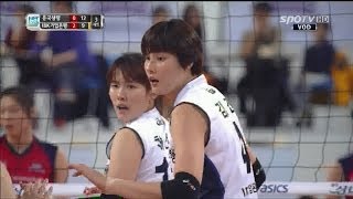 [프로배구] 흥국생명 : IBK기업은행 MVP 김희진 (01.01)