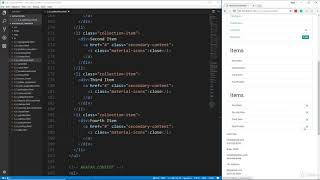Materialize CSS from Scratch: Lesson 10 - Collections Badges