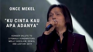Once Mekel Ku Cinta Kau Apa Adanya Konser Salute Erwin Gutawa to 3 Female Songwriters