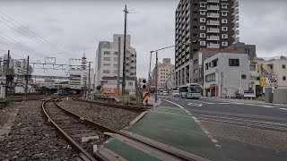 Cycling | 関東鉄道 けやき台団地~水戸駅北口 | 4K | September 2024 | 字幕あり